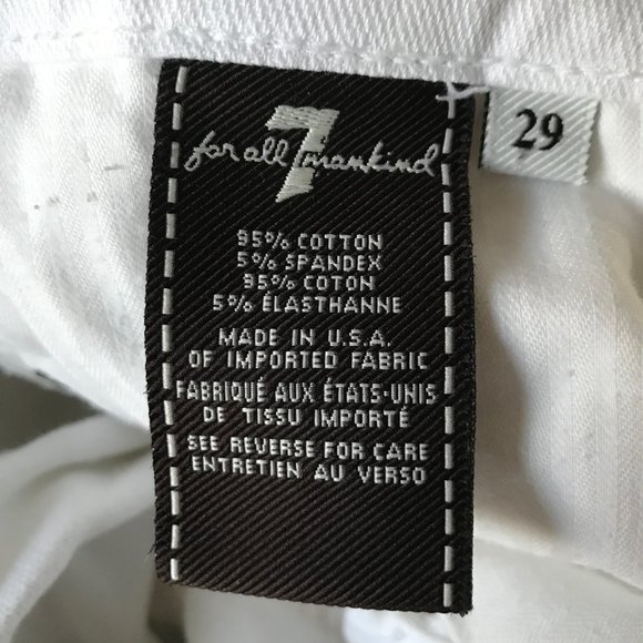 7 For All Mankind Low Rise Straight Leg - Picture 5 of 5